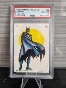 Batman 1989 Batman the Movie Stickers #32 PSA 8 - Zdjęcie 1 z 2