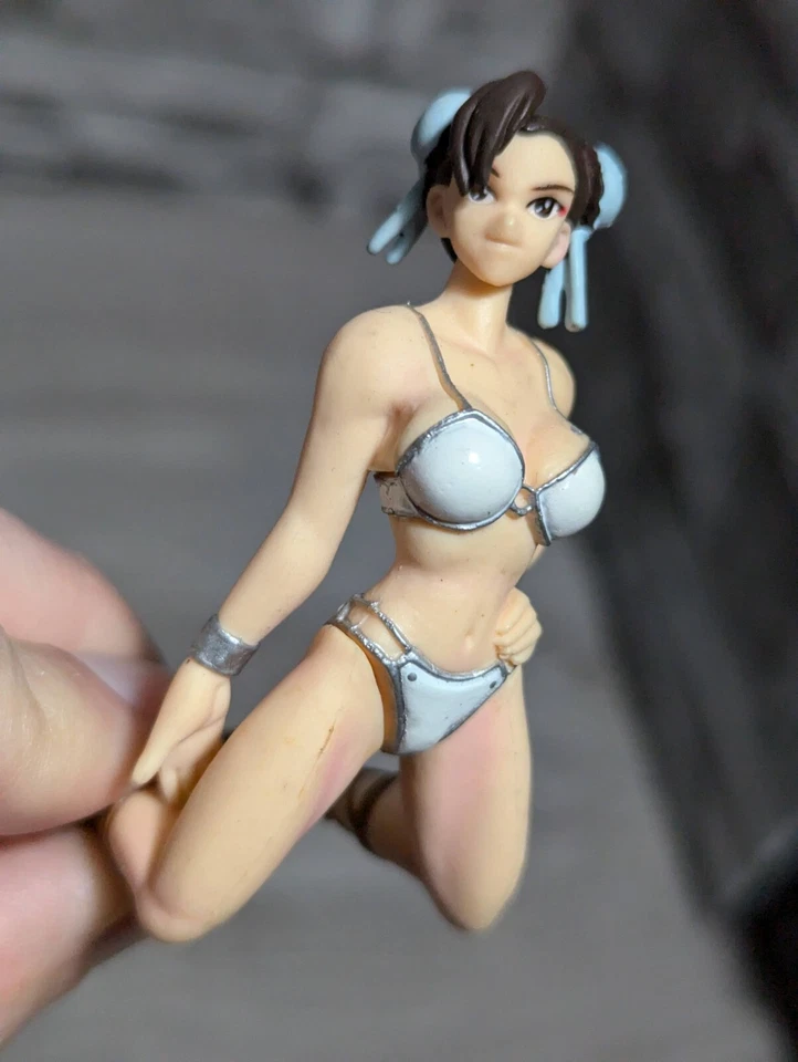 Figura de bikini Yujin SR Capcom Gals Chun Li Street Fighter sexy chica diorama Foto 1 de 4