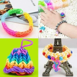 Gummibänder Nachfüllset 14 Farben Armband Bastelset Regenbogenbänder Kinder Basteln - Bild 1 von 12