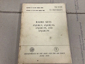 TM 11-263 Tech Manual for GRC-9 Radio - Picture 1 of 1