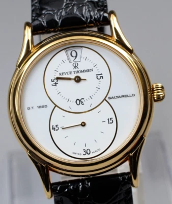 [NEAR MINT] Revue Thommen G.T. 1885 Saltarello Jump Hour Hand Winding Mens Watch - Image 1 of 4