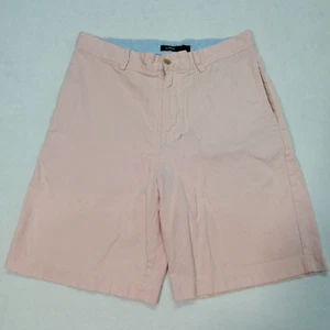 J. Pantalones Cortos Chinos CREW Para Hombre W31 Rosa 100% Algodón Bolsillos Cremallera Mosca - Imagen 1 de 10