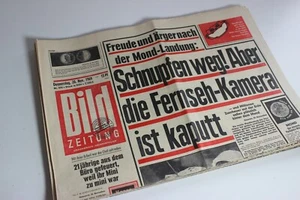 BILDzeitung 20.11.1969 November Umschlagsseiten / 4 Seiten Schnupfen weg - Picture 1 of 2