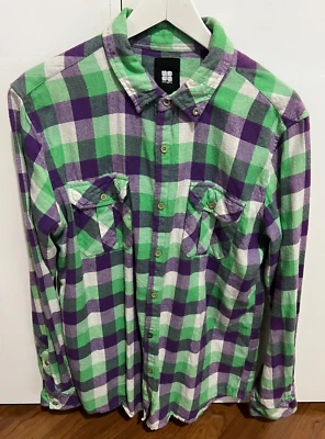 Urban Outfitters Insight Vintage Style Shirts Top Stripe Green US Men SZ M NEW - Image 1 of 4