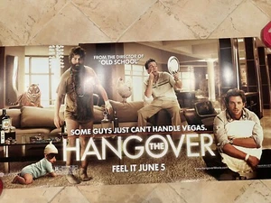 HTF The Hangover Movie Poster 77”x37” Collectors Item Memoriabilia - Foto 1 di 4