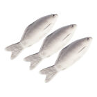  3 Pcs Fish Model Ornament Toys for Kids Artificial Animal Child