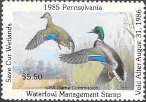 PA3    1985  Pennsylvania  State Duck Stamp     DSS - Picture 1 of 1