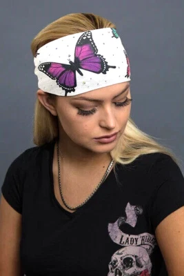 Hair Glove® Multi Color Monarch w/Gems Ez Bandz #50305 Stretch Headband - Image 1 of 4