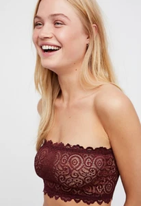 NEW Free People Intimately Seamless & Lace Reversible Wine XS/S-M/L $26 | FF-204 - Picture 1 of 2