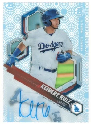 2018 BOWMAN HIGH TEK KEIBERT RUIZ AUTO RC #PHT-KR LA DODGERS NATIONALS ROOKIE - Image 1 of 2