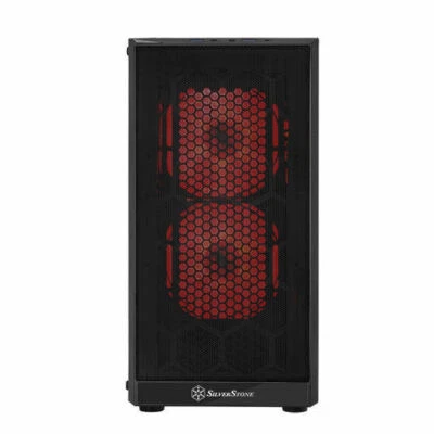 Silverstone SST-PS15B-RGB (RGB Fan + Tempered Glass Window) Precision  MATX Case - Image 1 of 4