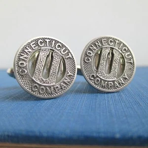 Gemelos CONNECTICUT Transit Token - Monedas de plata reutilizadas de colección, UConn - Imagen 1 de 3