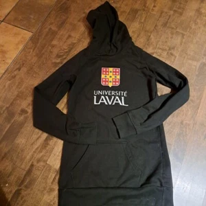 Université Laval Heavy Blend black embroidered Hoodie ~ Size Medium unisex - Picture 1 of 5