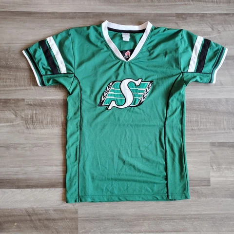 Vintage CFL Saskatchewan Roughriders Canadian Football League Jersey Size Small Cover