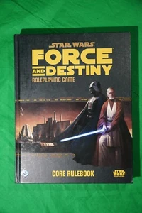 Star Wars Force and Destiny Roleplaying Game Core Rulebook RPG FFG Book - Foto 1 di 3