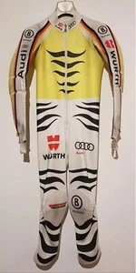 Bogner DSV Rennanzug Riesenslalom gepolstert Gr. L Skirennanzug Gelb M. Schmotz - Bild 1 von 12