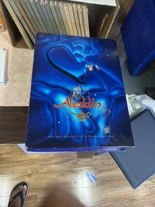 Aladdin Deluxe Video Edition Box VHS Numbered Lithograph Open Box - Picture 1 of 9