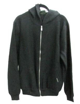 Geiger Women Black Sweater Jacket Zipper Front Hoodie Size XL - Image 1 of 2