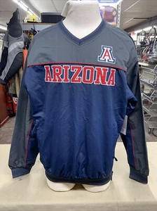 NEW Arizona Wildcats Colosseum Athletics Windbreaker Pullover Jacket Men's L - Picture 1 of 4
