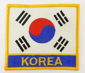 Korea Tae Kwon Do Patch (Unused) South Korea Flag Uniform Gi Dobok Accessory - Picture 1 of 6
