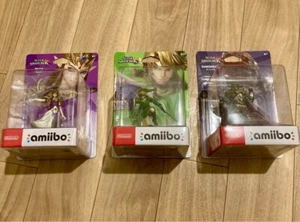 amiibo The Legend of Zelda Smash Bros Link Zelda Ganondorf 3 Pieces JAPAN NEW - Picture 1 of 11