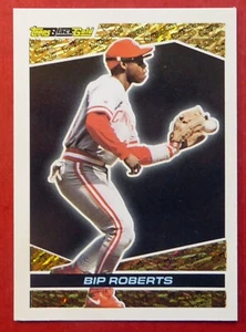 1993 Topps Black Gold Bip Roberts #16 (Reds) - Picture 1 of 1