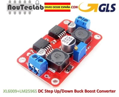 XL6009 LM2596S Auto DC-DC Step Up Down Boost Buck Voltage Power Converter - Imagen 1 de 4
