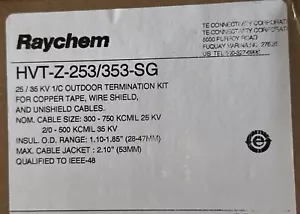 TERMINATION HVT-Z-253/353-SG 35 Kv RAYCHEM TE unit price for a cable - Picture 1 of 4