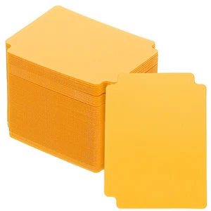 100 Pcs Index Card Dividers Football Trading Card Storage Dividers, Yellow - Picture 1 of 5