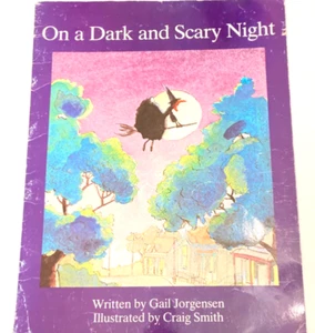 Big Book 14" x 19" On A Dark And Scary Night Childrens Story Teacher Class Huge! - Picture 1 of 12
