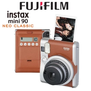 Fujifilm Instant camera Cheki instax mini 90 Neo-Classic Brown 90%New - Picture 1 of 7