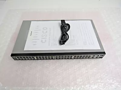 CISCO SF300-48 48-PORT 10/100 MANAGED SWITCH TESTED SEE PHOTOS 21-4 - Image 1 of 4
