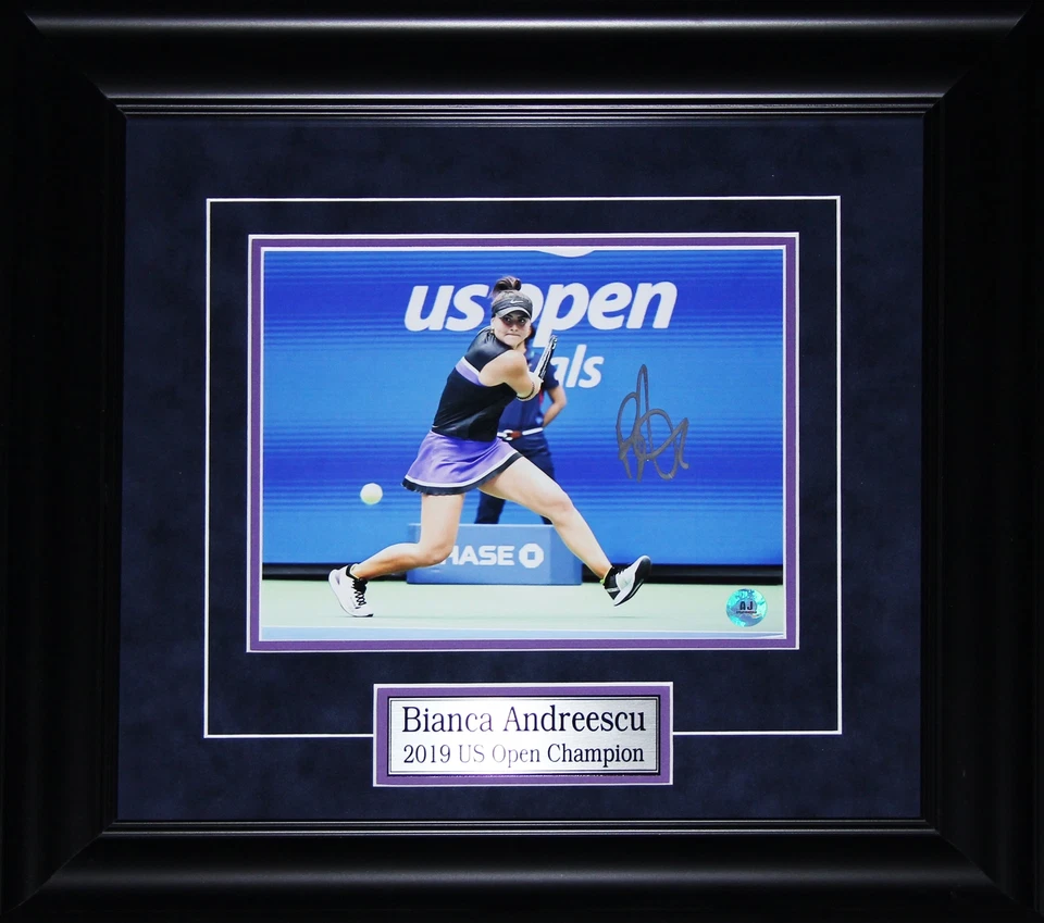 Bianca Andreescu "She The North" Tennis Sports Memorabila Signed 8x10 Frame - Imagem 1 de 1