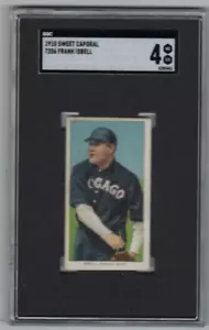Tarjeta de béisbol 1910 T206 Frank Isbell Chicago White Sox grado SGC 4 Sweet Caporal - Imagen 1 de 2
