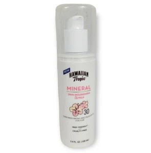 Hawaiian Tropic Mineral Sun Milk Lozione Corpo - 3,4 fl oz (100 ml) - SPF 30 - Foto 1 di 4