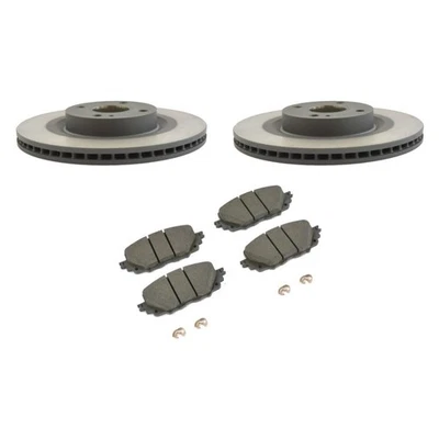 For Fiat 124 Spider 17-20 Mopar Front Brake Kit w Semi-Metallic Pads - Image 1 of 4