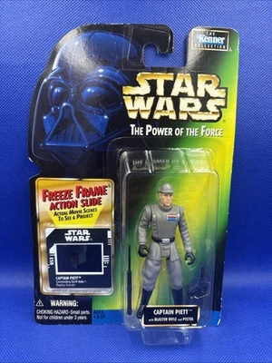 Figura de acción Hasbro Star Wars The Power of Force Captain Piett 1997 sellada nueva Foto 1 de 2