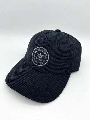 Adidas Hat Black Corduroy Adidas Originals Resort Strapback Cap New JJ6293 - Image 1 of 4