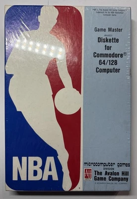 NBA Sealed 1987 Commodore 64/128 Avalon Hill Microcomputer Game. NIB - Image 1 of 4