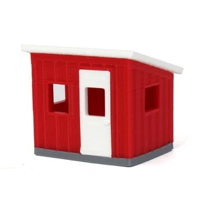 1/64 Red/White Chicken Coop Shed, 3D Printed Farm Model RW-45 - Picture 1 of 5