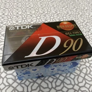 TDK D90 High Output Audio Cassette (A00808-20) NEW - Picture 1 of 5