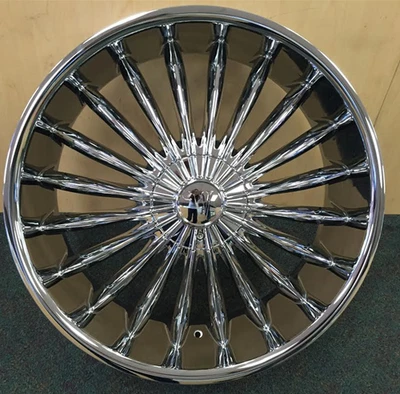 Rueda 20" Velocity VW11 🔥 20X8.5 +13 5X115 + 5X120 🔥 Llanta cromada ✅ Última ⓵🔻 Foto 1 de 4