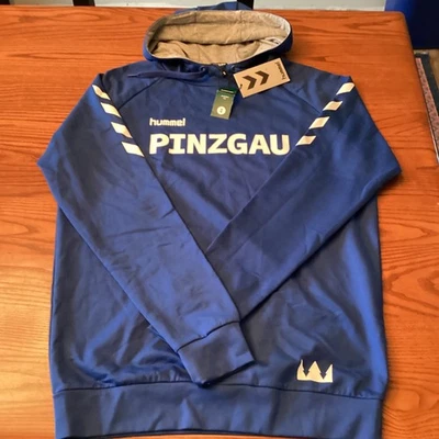 Sudadera con capucha de algodón azul Hummel Pinzgau pequeña para hombre Foto 1 de 4