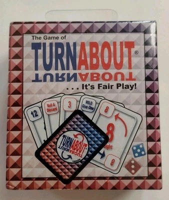 RARE HARD TO FIND Turnabout Card Dice 2001 Game Jitterbug Games New, Sealed  - Image 1 of 4