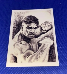 Alistair Overeem UFC Pride FC K-1 MMA Card ACEO Artist Brad Utterstrom - Picture 1 of 2