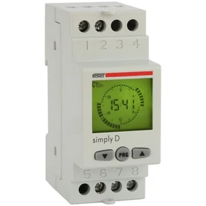 ZEITSCHALTER TIMER DIGITAL PROGRAMMIERBAR AUS DIN BAR VE512000 - Bild 1 von 1