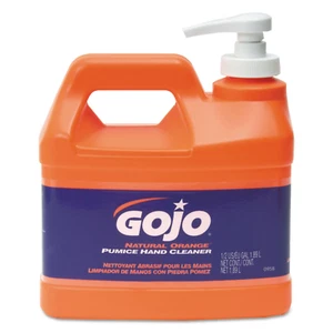 095804 NATURAL ORANGE Pumice Hand Cleaner, Citrus, 0.5 Gal Pump Bottle, 4/Carton - Picture 1 of 5
