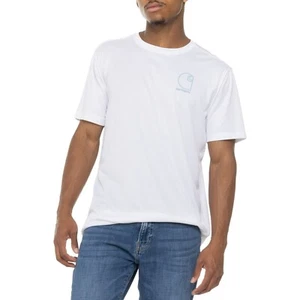 NWT Carhartt 106163 Force Sun Defender T-Shirt UPF 50 White SS Size Large - Picture 1 of 4