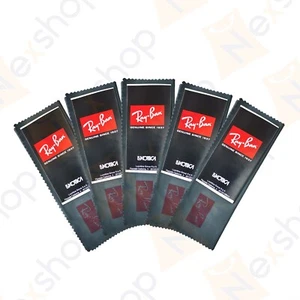 5x Gafas de sol Rayban gafas de microfibra lente tela de limpieza - gris oscuro