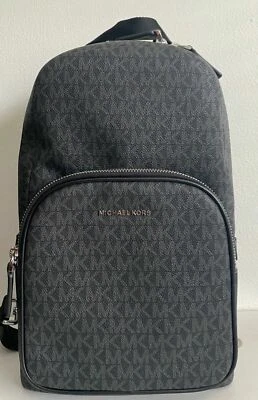 Michael Kors Cooper MK Signature PVC Commuter Slingpack Backpack - Image 1 of 4